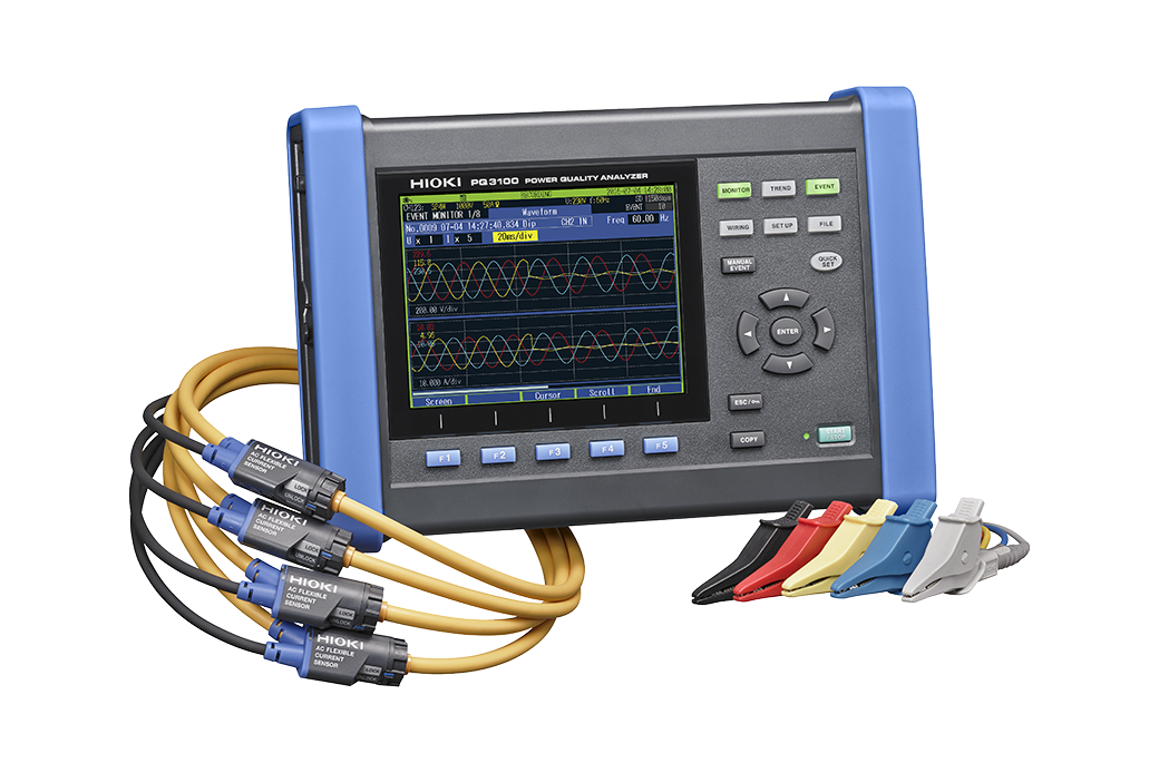 PQ3100 Power Quality Analyzer | เครื่องมือวิเคราะห์คุณภาพค่ากำลังไฟฟ้า | HIOKI